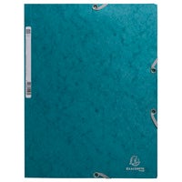 Snoddmapp A4 3-klaff Pacific blue