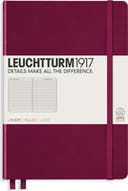 Anteckningsbok A5 linjerad Port Red