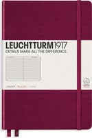 Anteckningsbok A5 linjerad Port Red