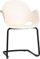 Stol Bella rörstativ  vit/svart