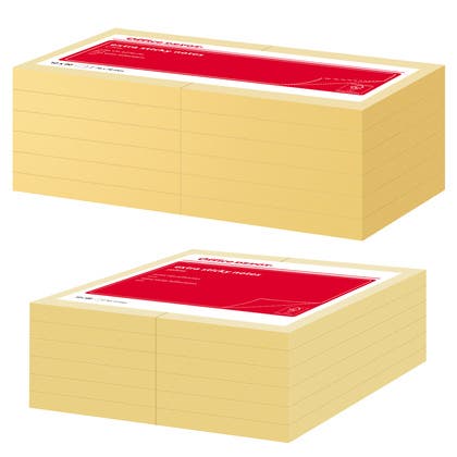 Notis extra starka gul Office Depot 12/fp