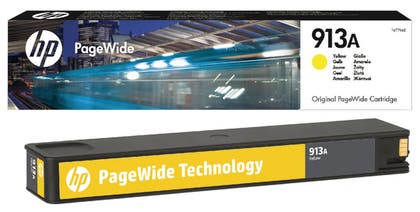 Bläckpatron HP No 913A F6T79AE Gul 3.000 sidor