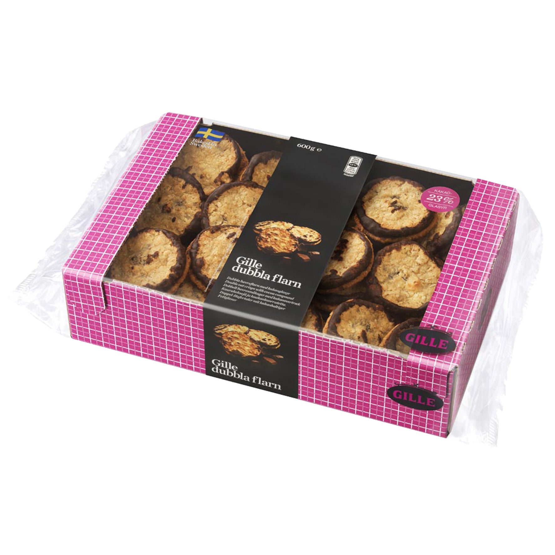 Kakor Chokladflarn dubbla Gille 600 g