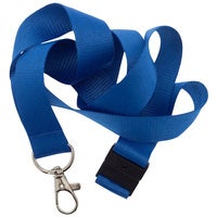 Nyckelband karbinkrok blå