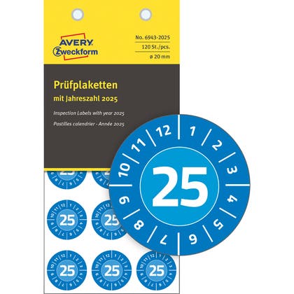 Inspektionsdatumetiketter