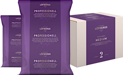 Kaffe Löfbergs Mellanrost Medium 0,5 Atomatkaffe Professional 6 x 1000 g