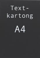 Kartong A4 svart 25 st/fp