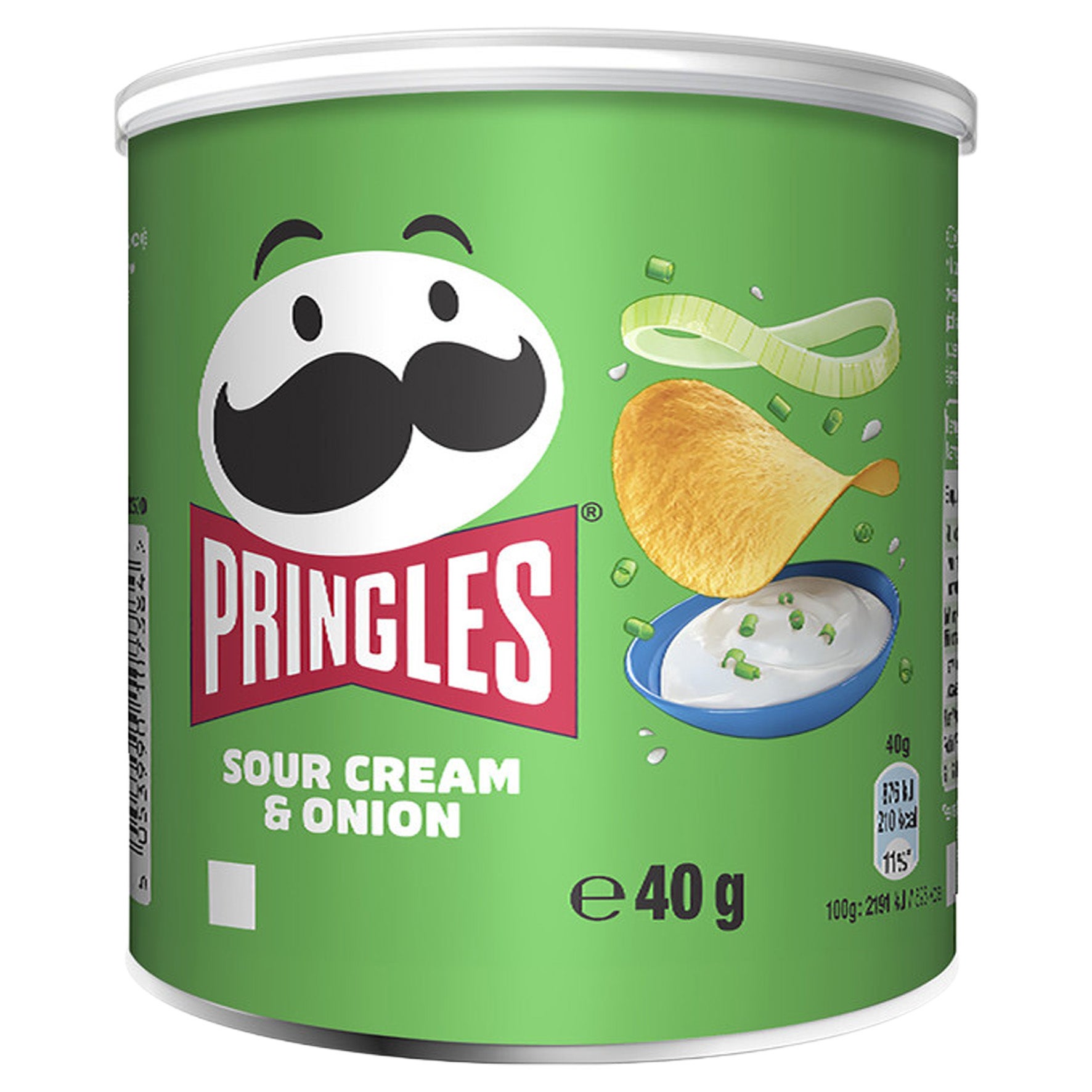 Chips Pringles Sour Cream & Onion Small can 40 g