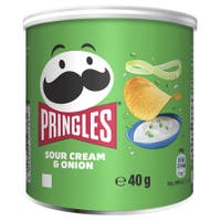 Chips Pringles Sour Cream & Onion Small can 40 g
