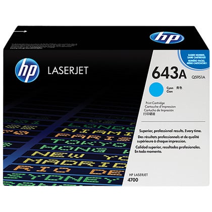 Toner HP Q5951A 643A 10k cyan
