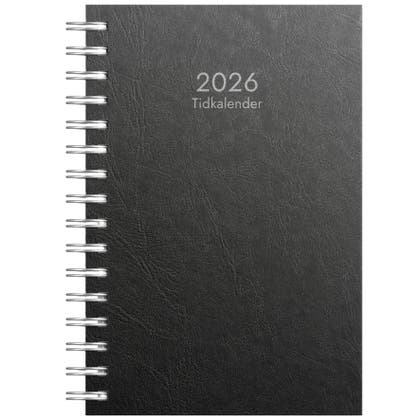 Tidkalender 2026 svart kartong