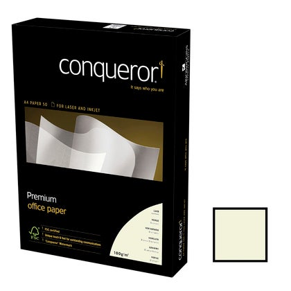 Kopieringspapper Conqueror A4 high white 100g 500/fp