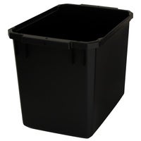 Plastkärl Patricia 25 liter svart