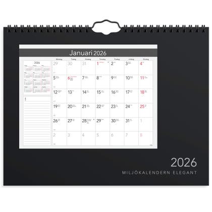 Väggkalender Elegant 2026