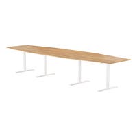 Konferensbord 4200 x 1200 mm Ek/Vit