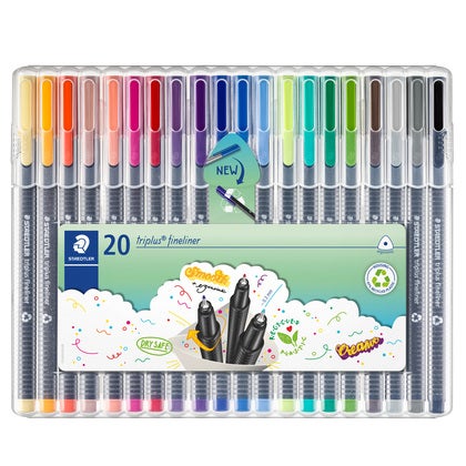 Fiberpenna Staedtler 0,3 20 st/fp