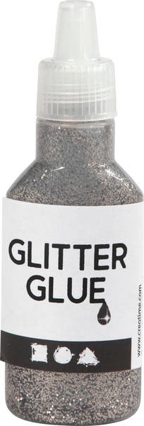Glitterlim silver & guld