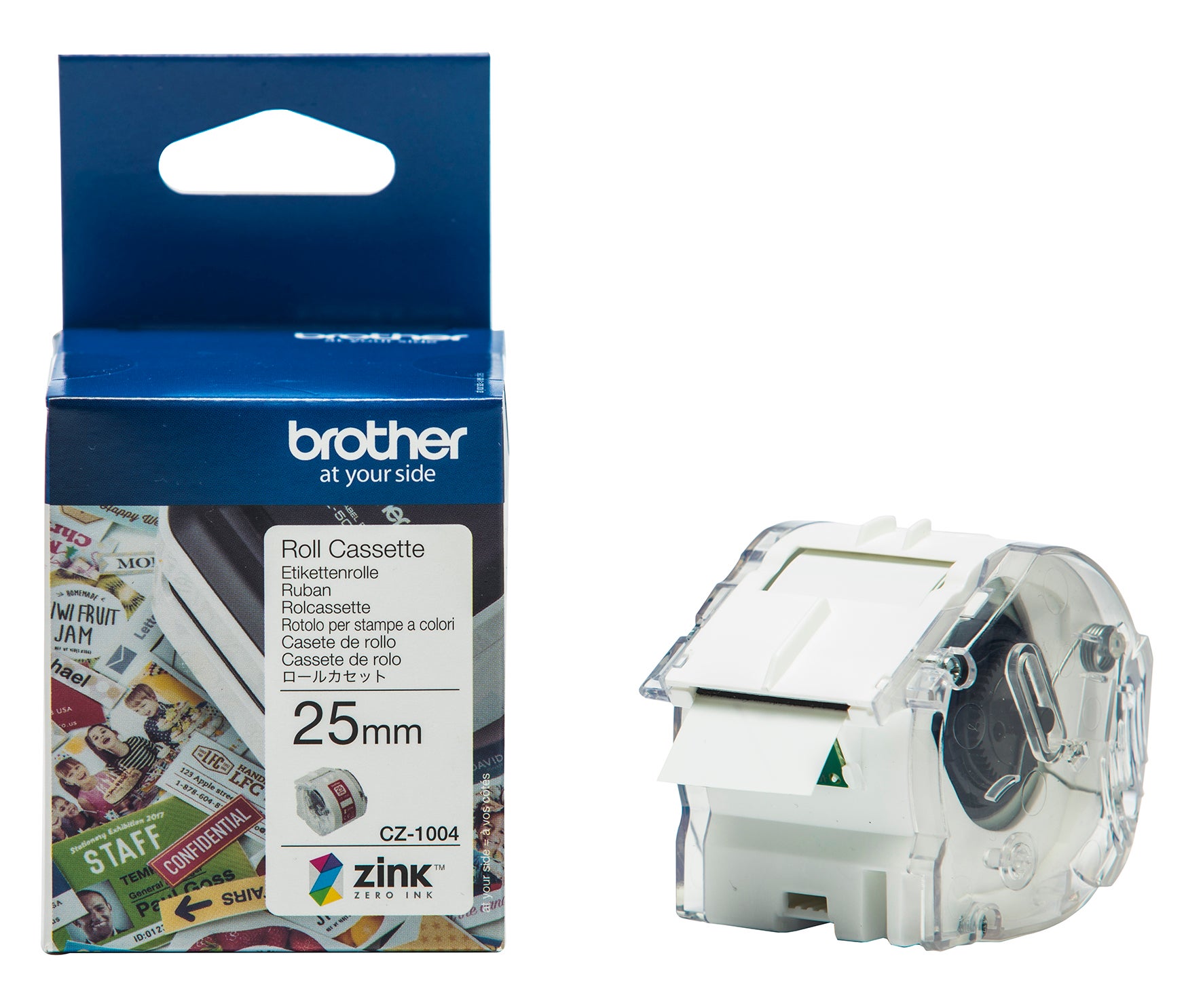 Etikett Brother CZ1004 25 mm 5 meter