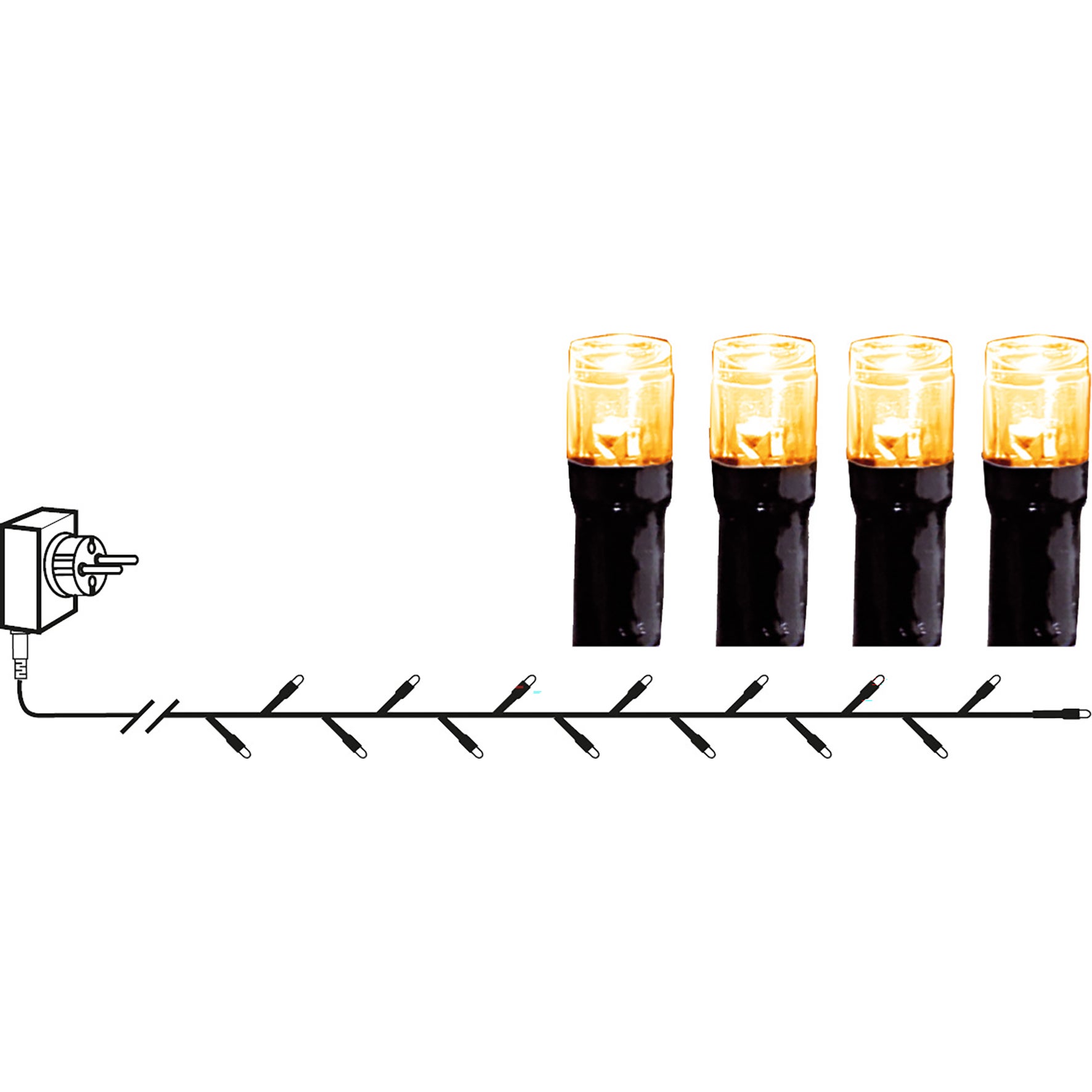 Ljusslinga LED Golden Warm White