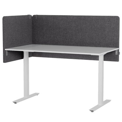 Bordsskärm Selma 800 x 650 mm Mörkgrå