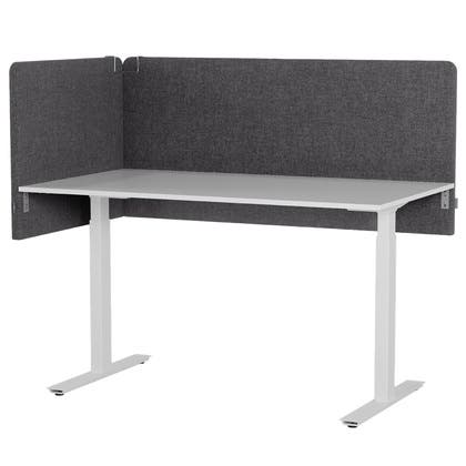 Bordsskärm Selma 800 x 650 mm Mörkgrå