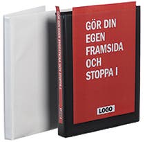 Ringpärm A4 30 mm ficka svart