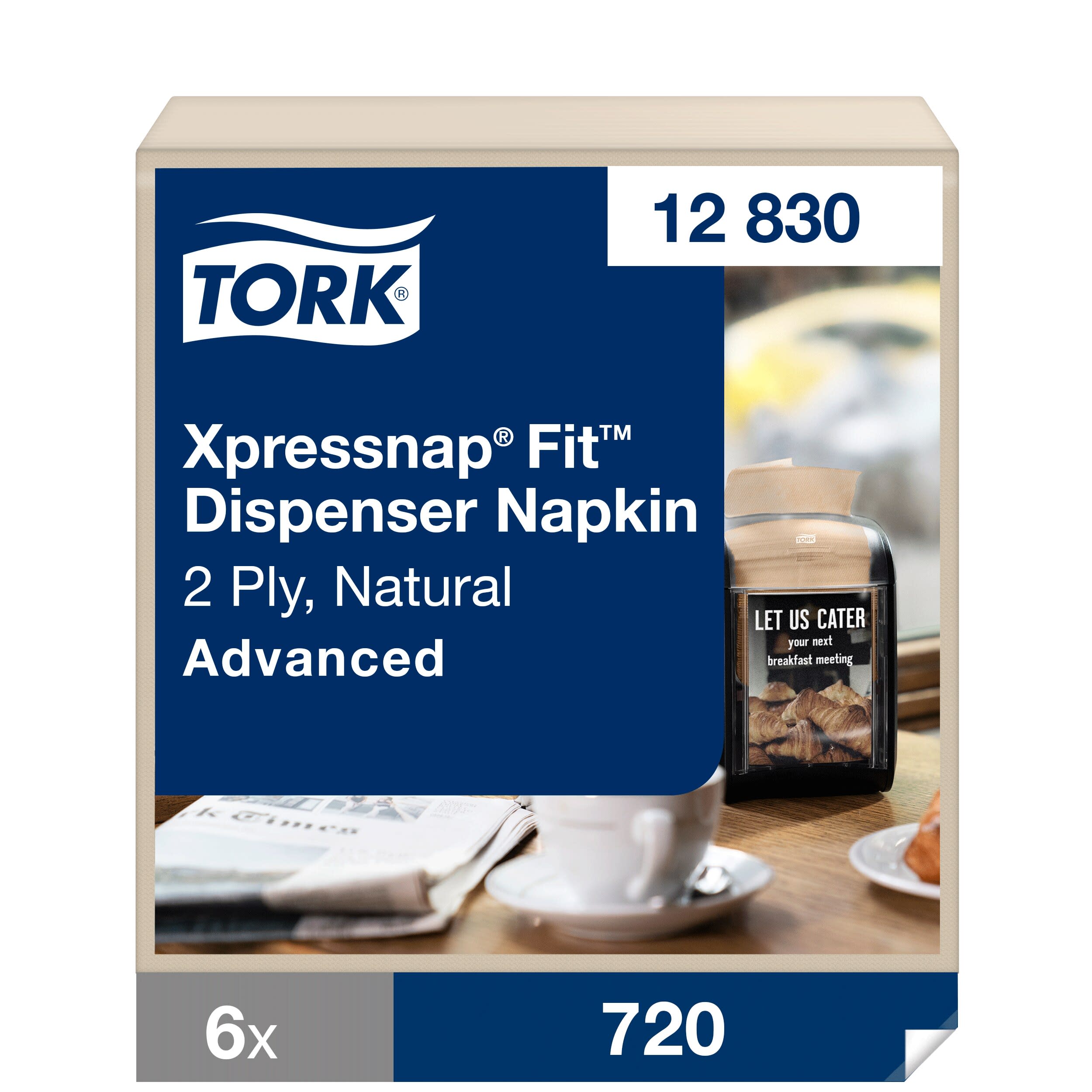 Dispenserservett Tork Xpressnap Fit® N14 4320/kartong