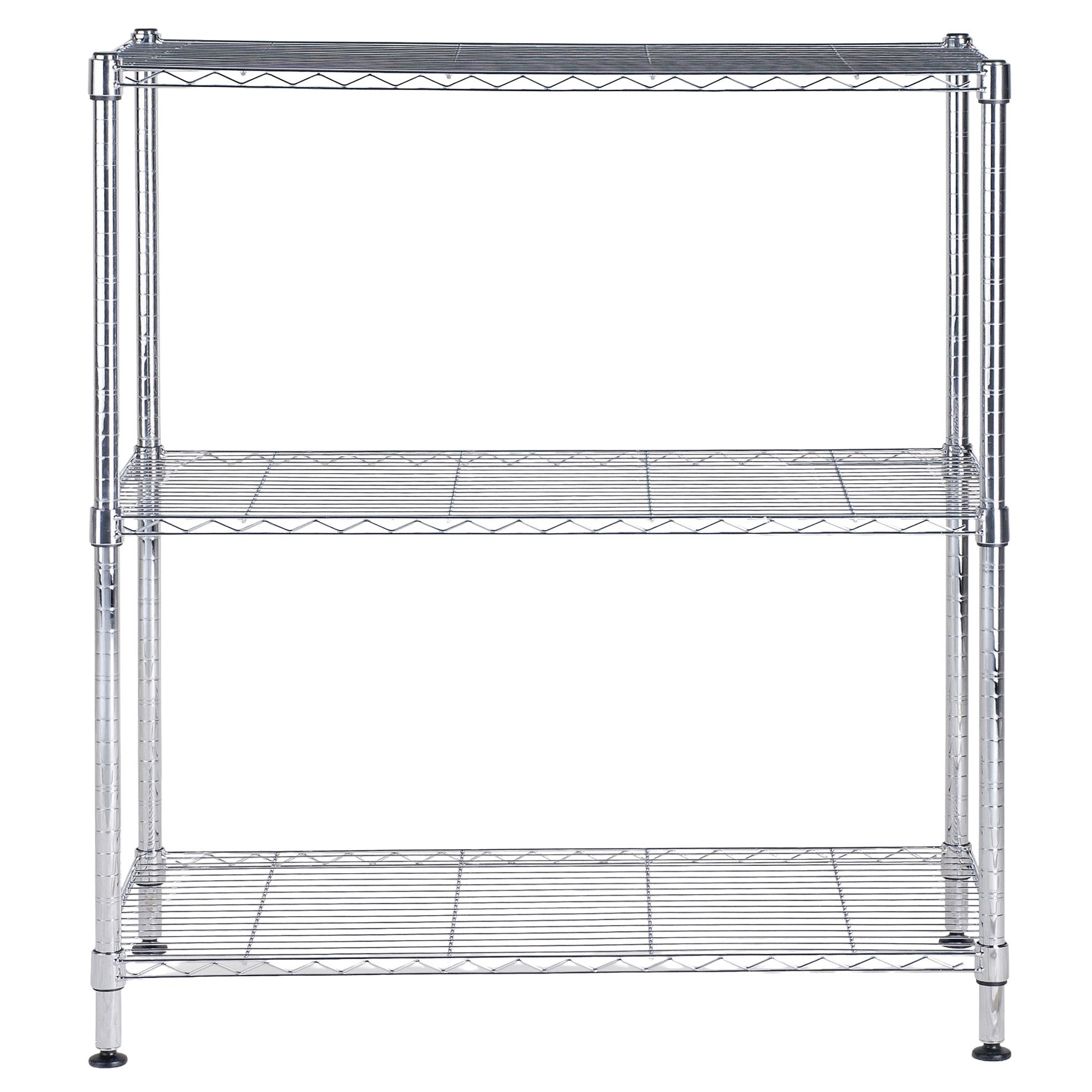 Förvaringshylla krompläterad metall