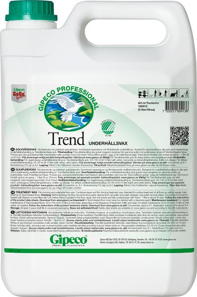 Golvvax- och underhållsvax Trend Gipeco