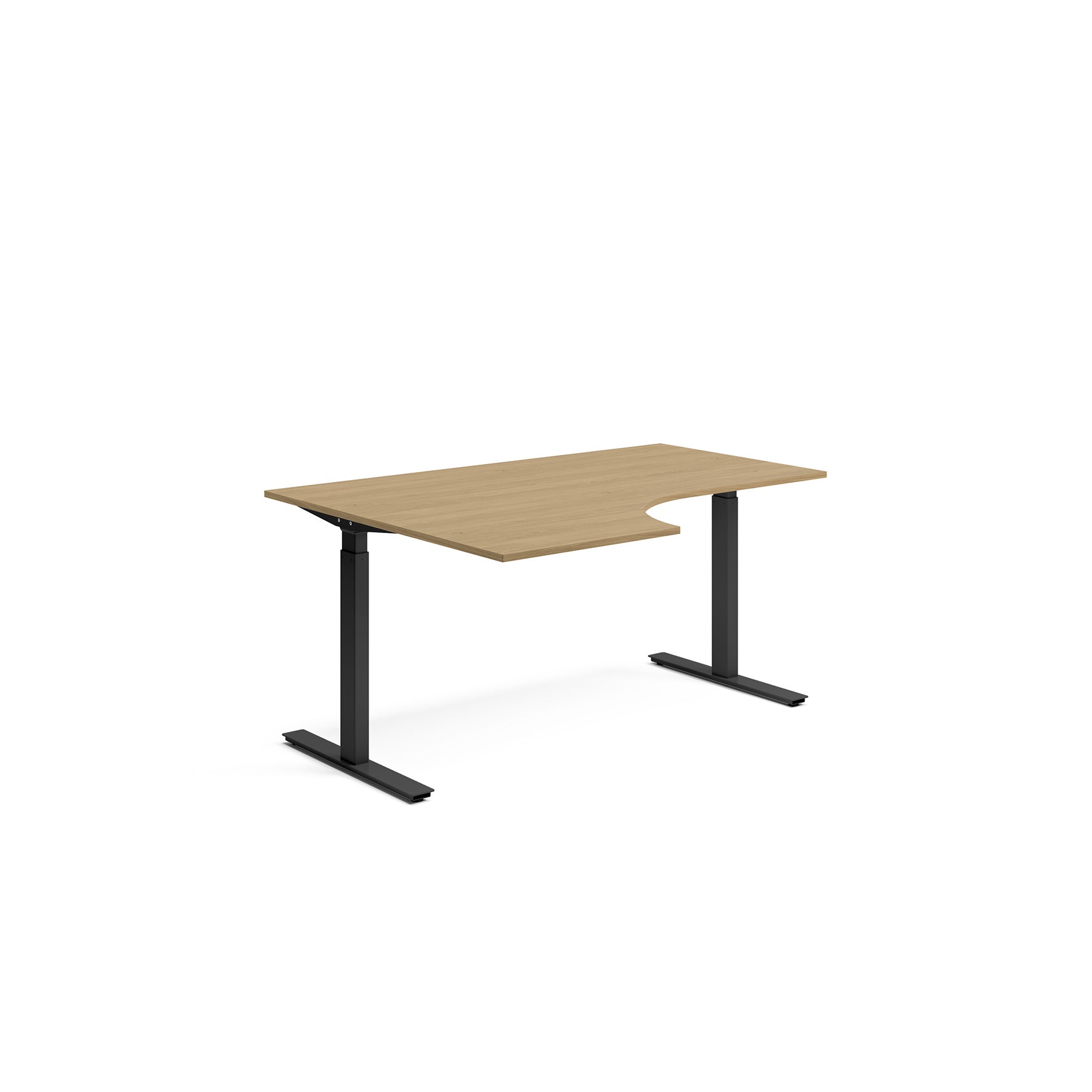 Skrivbord el Ergofunk Smart 800x1600x1200x600 mm vänstersvängt