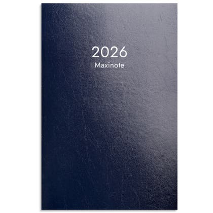 Maxinote 2026 blå kartong