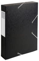 Dokumentbox A4 papp 60mm svart