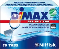 Maskindiskmedel tablett Dimax 70 st/fp