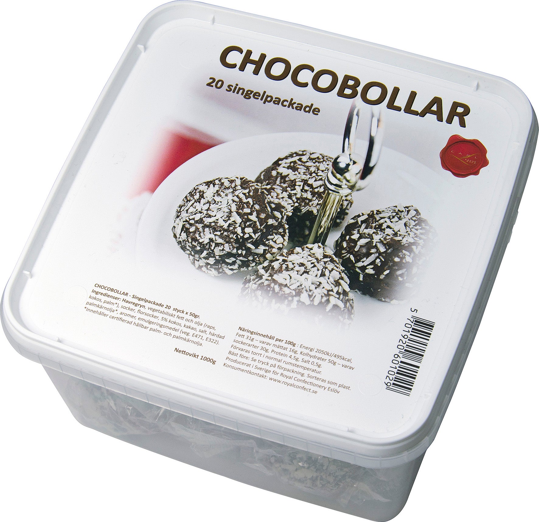 Punchrullar/chokladbollar singelpackade