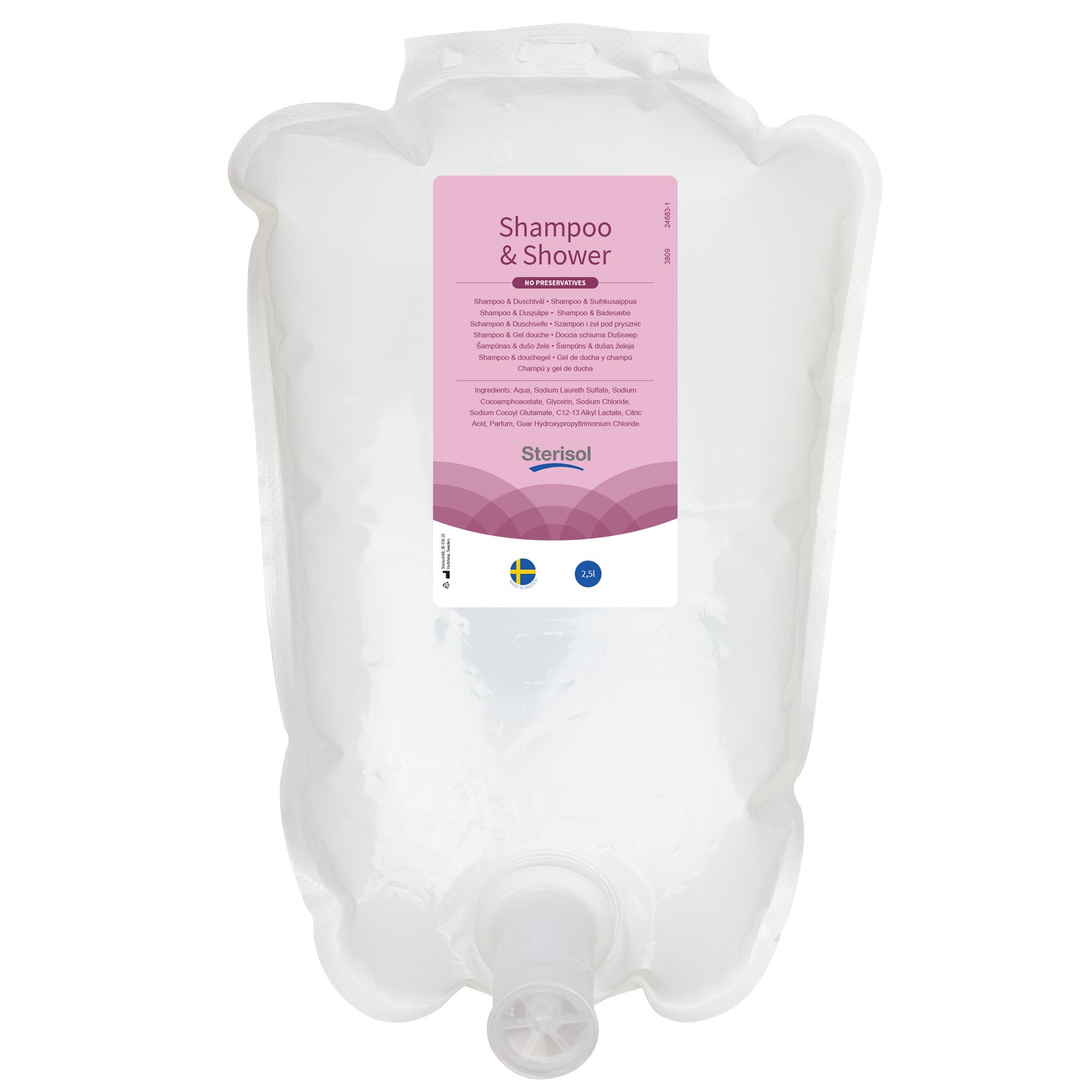 Tvål Sterisol shower 3809 2,5 liter
