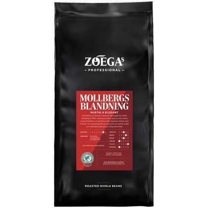 Kaffe Zoegas Mollbergs Blandning Hela Bönor 750 g