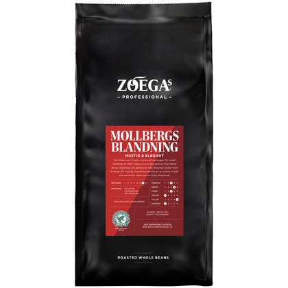 Kaffe Hela Bönor Zoégas Professional Mollbergs Blandning 750 Gram