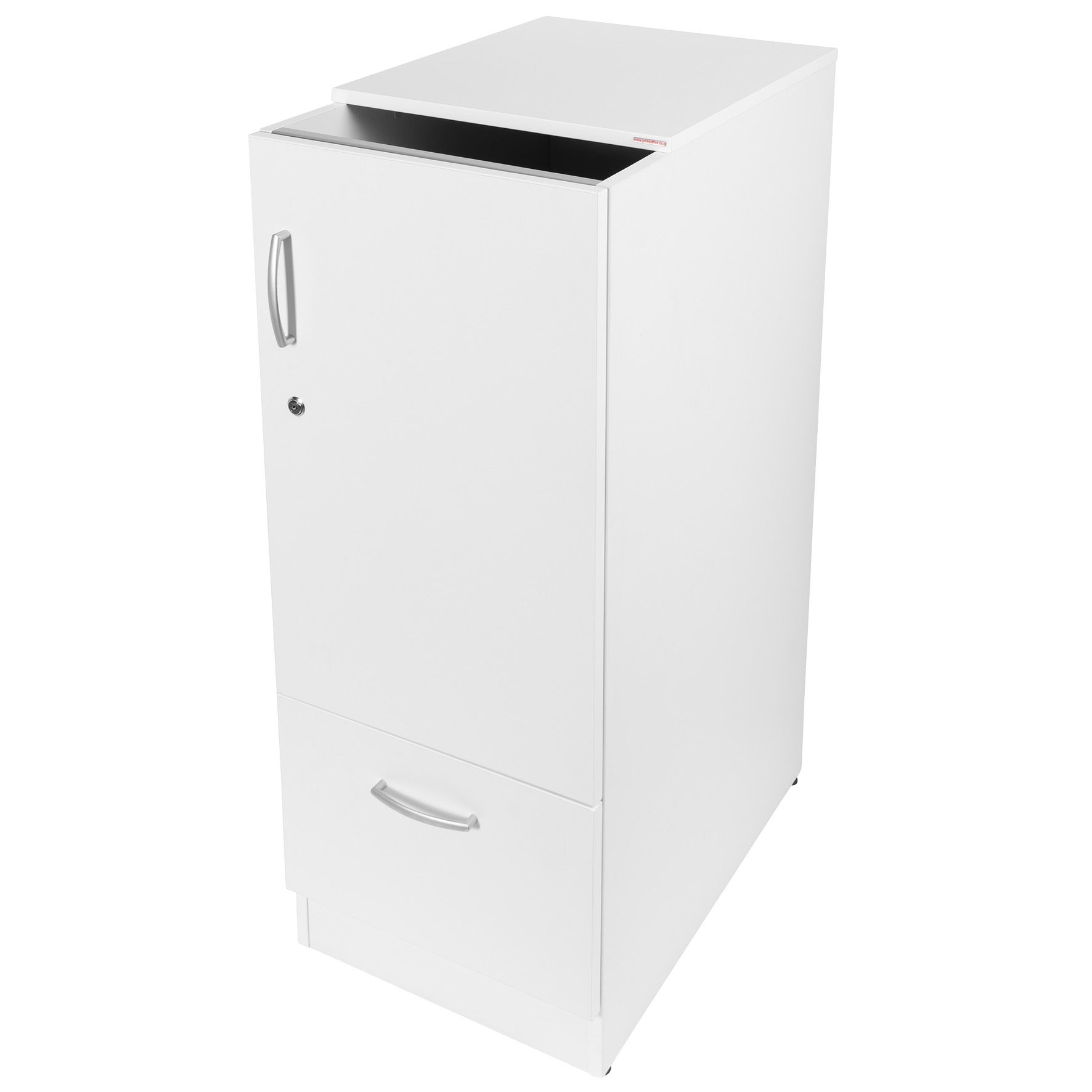 Pantskåp Petflaskor/Aluminiumburkar vit