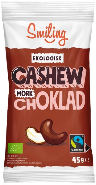 Cashewnötter Mörk choklad 45 g