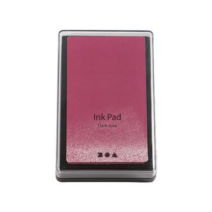 Stämpeldyna 90 x 60 mm Mörkrosa