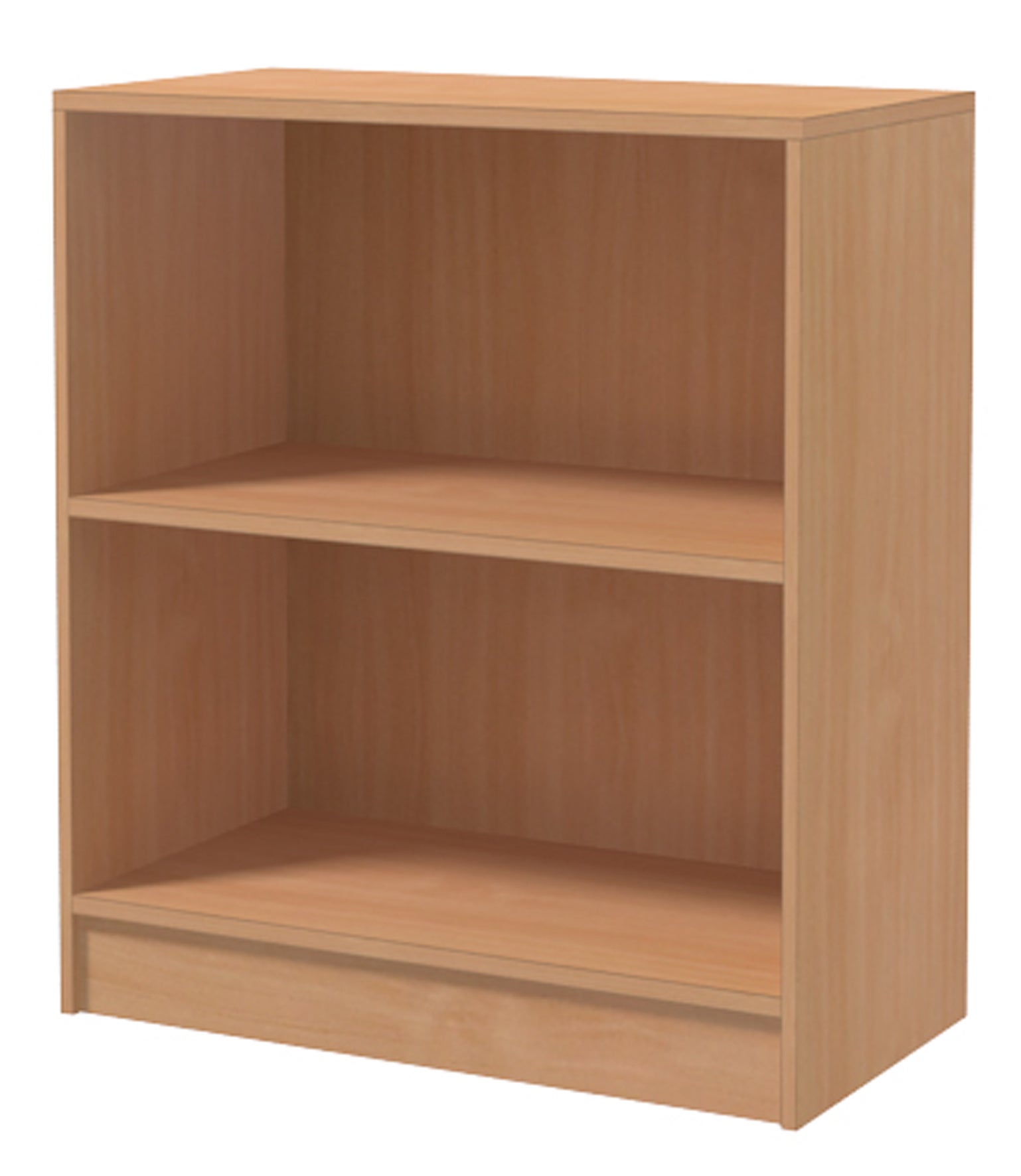 Skåp 2 hyllplan Bok Lanab