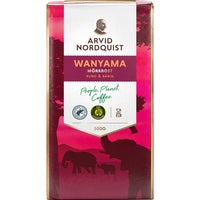 Kaffe Wanyama Malet Mörkrost 500 g