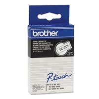 Märkband TC 201 12mm sva/vit