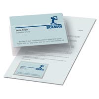 Visitkortsficka 3L självhäftande 10 st/fp