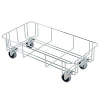 Trådvagn för sopkärl 60 liter zink