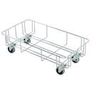 Trådvagn för sopkärl 60 liter zink