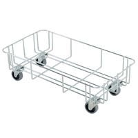 Trådvagn för sopkärl 60 liter zink