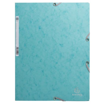 Snoddmapp A4 3-klaff Frosted blue