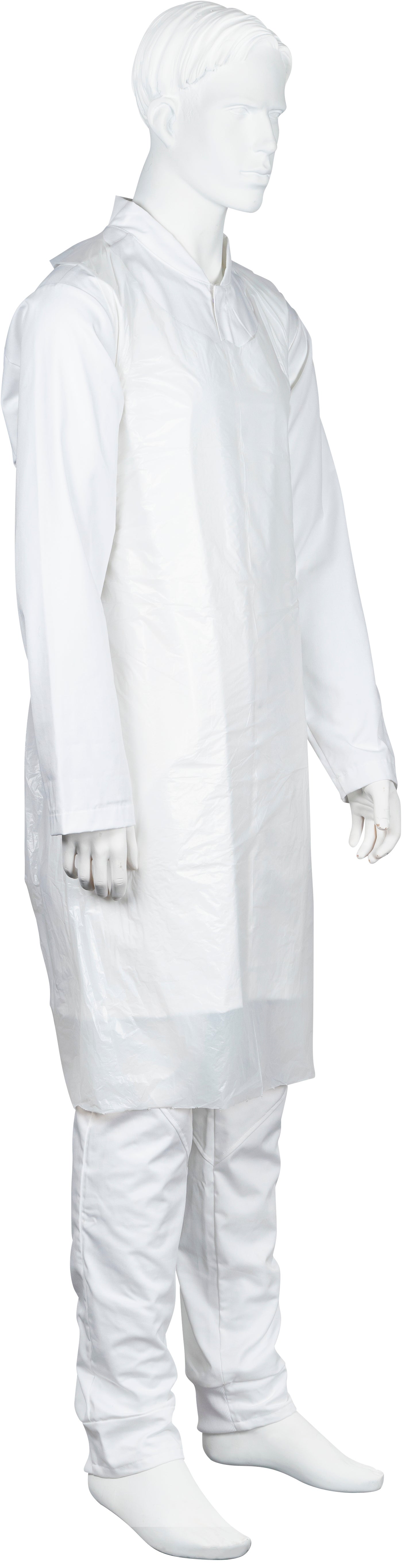 Engångsförkläde vit