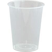 Plastglas flergångs klar 30 cl 25-pack